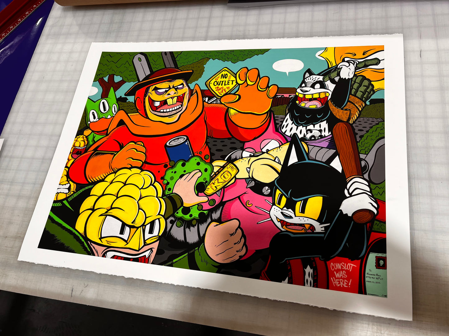 "This is our turf" Archival Print by Coinslot