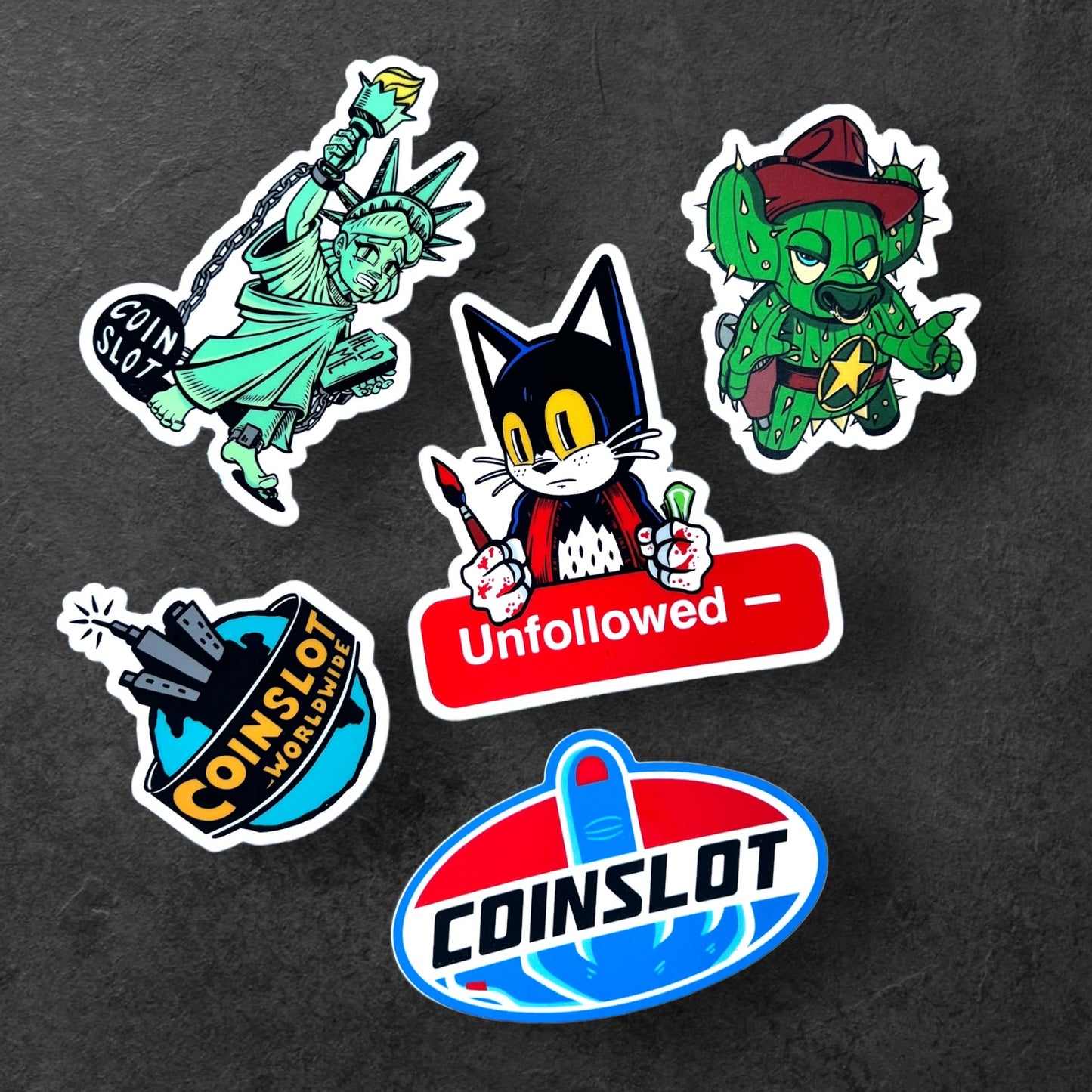 COINSLOT UNFOLLOWED STICKER PACK